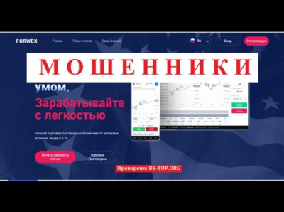 Не выводит деньги Forwex - отзывы, обзор компании