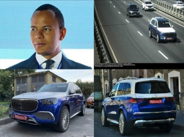 Red diplomatic plates allowed Mandzela to break traffic laws and park anywhere in St. Petersburg