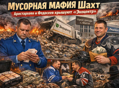 Мусорная мафия города Шахты: как ООО «Экоцентр» работает под крышей прокурора Дмитрия Аристархова и чиновника Сергея Федосеева